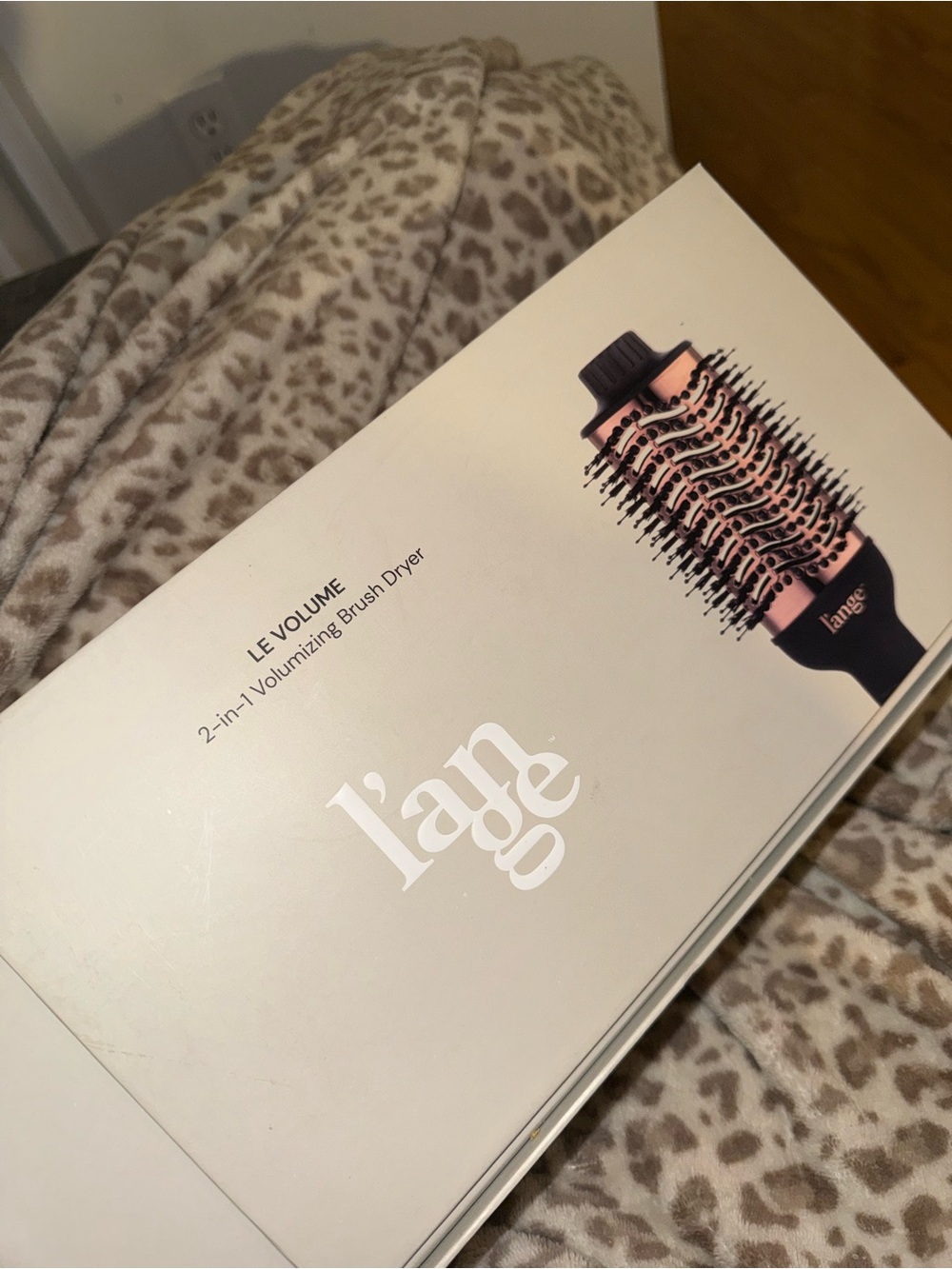 Lange 2-in-1 Volumizing Brush Dryer - Rose Gold and Black